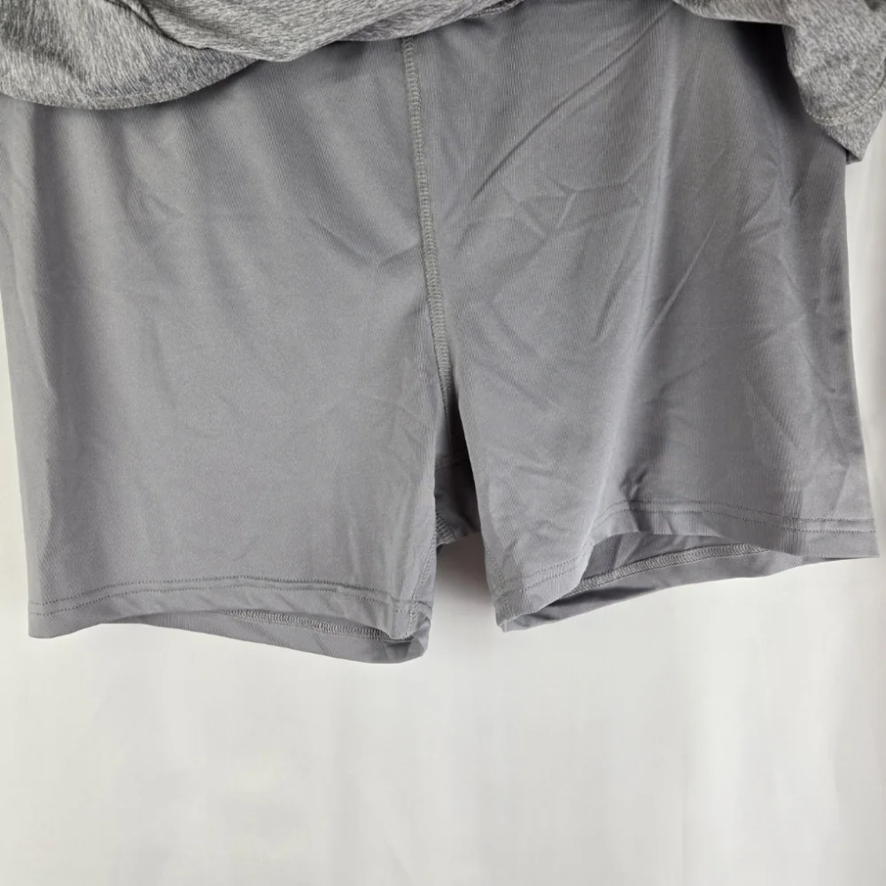 Pebble Beach Dry-Luxe Heather Gray Athletic Golf Tennis Pull On Skort Size XL